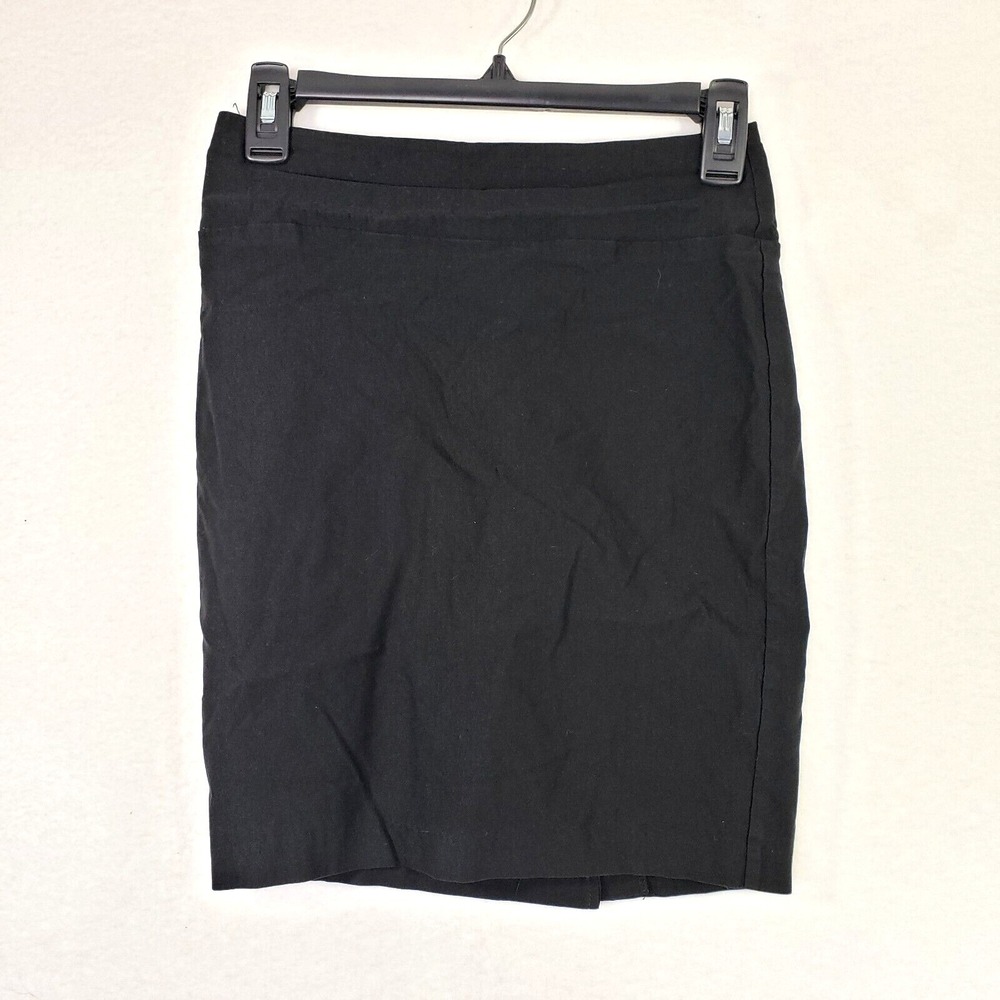 By & By Black Pencil Skirt Womens Size‎ Medium Career Office Classic Fitted